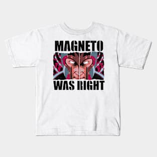 Magneto was Right Vintage Kids T-Shirt